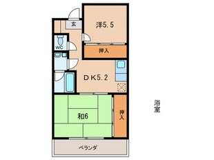 新栄プロパティー島泉の物件間取画像